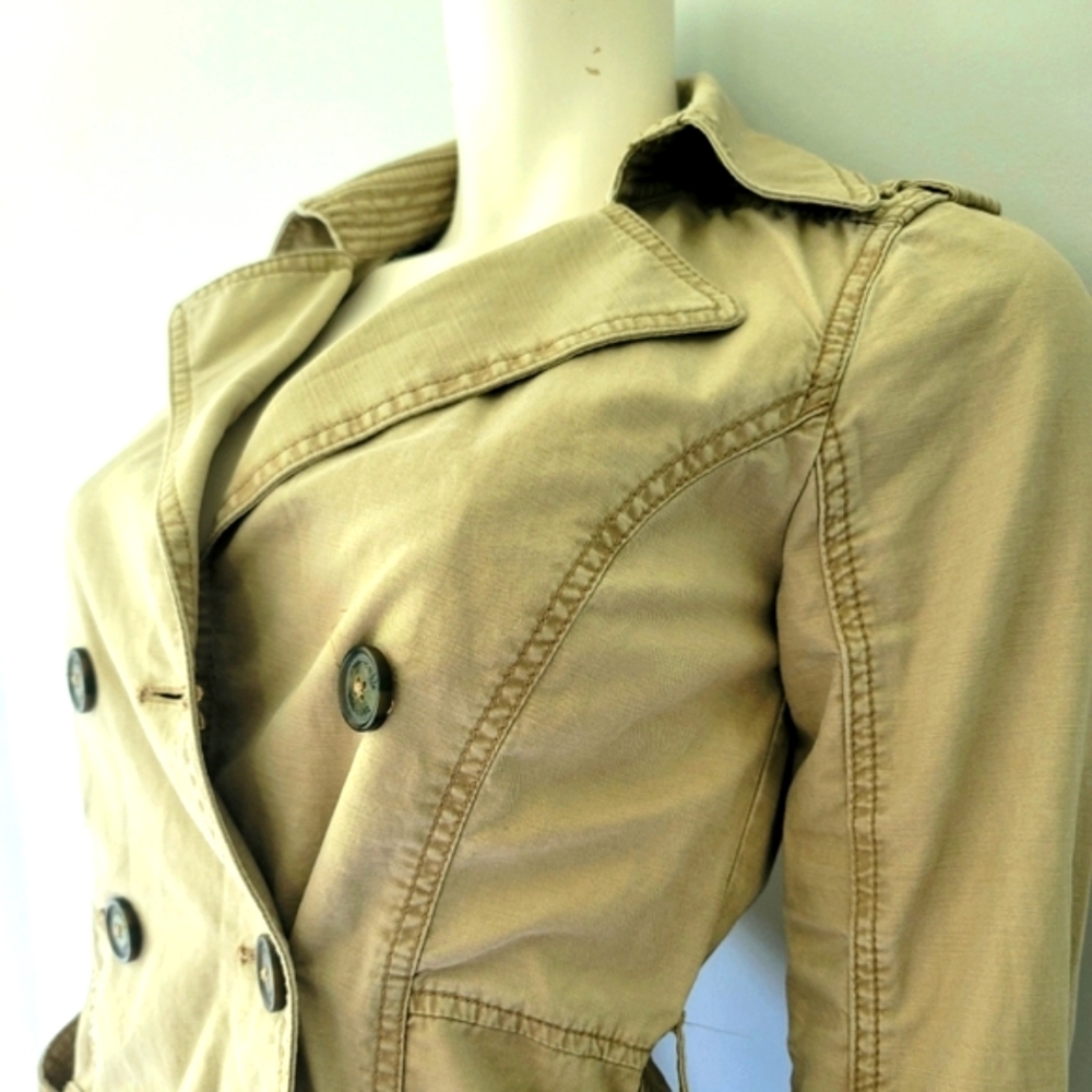 Abercrombie Kids Girls Belted Trench Coat Size XL